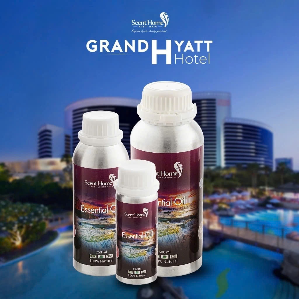 Tinh dầu 𝐒𝐜𝐞𝐧𝐭 𝐇𝐨𝐦𝐞𝐬 mùi hương Grand Hyatt Hotel thể tích 100ml