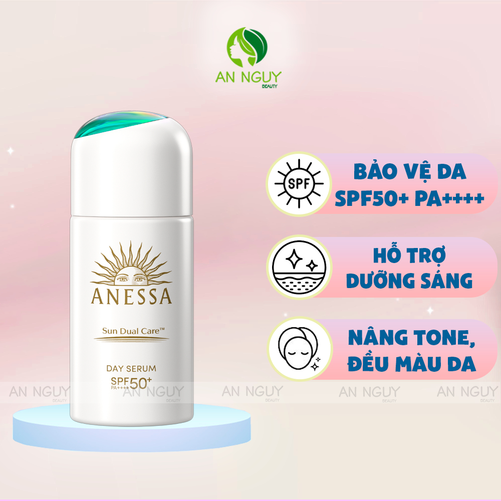 Serum Chống Nắng Anessa Day Serum SPF50+ PA++++ Dưỡng Sáng, Nâng Tone 30ml