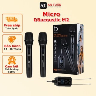 Micro Karaoke DBacoustic M2, micro chỉnh số phù hợp cho tất cả các dòng loa kéo, bảo hành 12 tháng