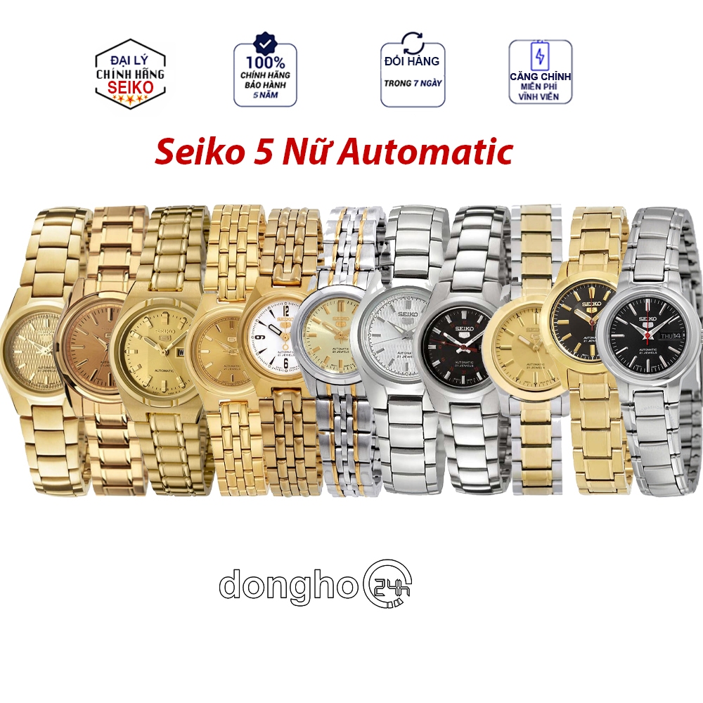 Đồng hồ Seiko 5 SYM Series - Nữ - Automatic (Tự Động) Dây Kim Loại - Chính Hãng - Size 26mm