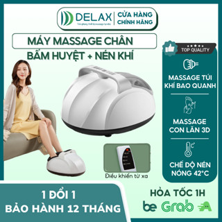 Máy Massage Chân 6D DELAX Với Chức Năng Bấm Huyệt, Nén Khí, Rung, Sưởi Ấm Chân Thư Giãn Và Cải Thiện Đau Nhức -MSC05