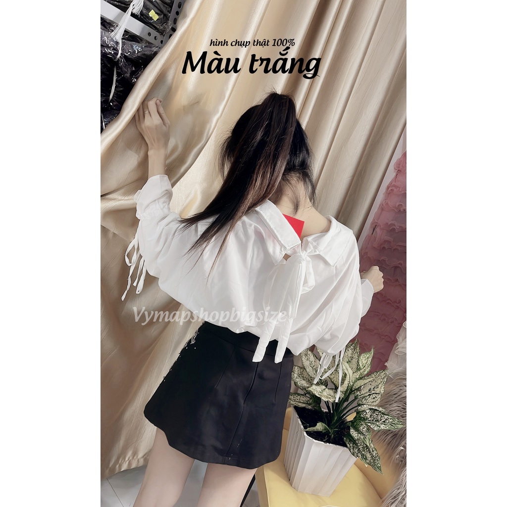 áo cột nơ sau BIGSIZE nhiều màu siêu tôn dáng