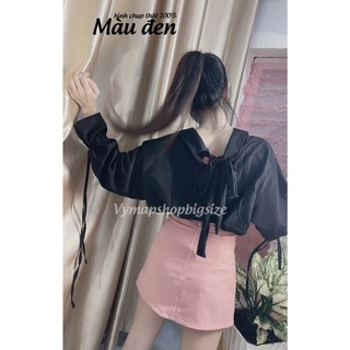 áo cột nơ sau BIGSIZE nhiều màu siêu tôn dáng