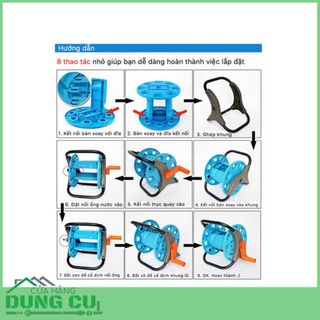 Bộ khung cuộn ống tưới vườn