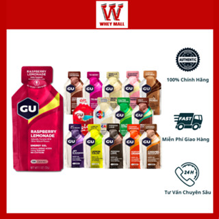 Gu Gel Năng Lượng Chạy Bộ GU Energy Bổ Sung Năng Lượng, Điện Giải Tức Thì Gel Chạy Trail Đạp Xe Bóng Đá Thể Thao