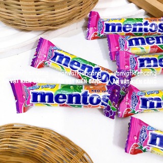 [10 CHIẾC] Kẹo Mentos Vị Trái Cây (thỏi 5viên), kẹo nhai trái cây, đồ ăn vặt