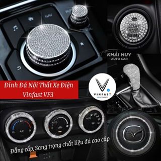  Đính Đá Nội Thất Xe Điện Vinfast VF3 Sang Trọng Thời Thượng 