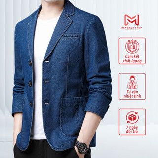 Áo Vest Jean Nam Phong Cách Bụi Bặm Cá Tính Có Thể Phối Quần Jean Siêu Cool Ngầu N54