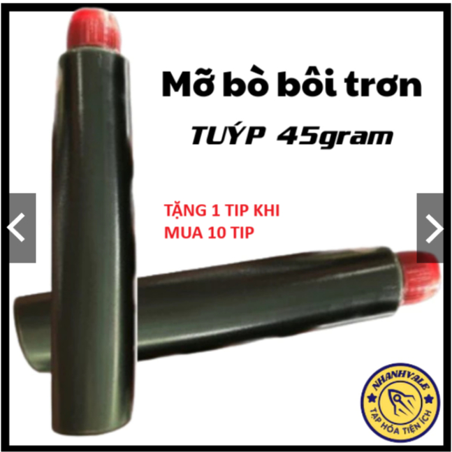 Tuýp mỡ bò bôi trơn 45g dùng các dụng cụ sắt cơ khí, cửa cuốn, cửa sắt