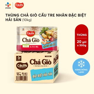   Hỏa tốc  Thùng 20 gói Chả giò đặc biệt Cầu Tre nhân Hải sản  500g x 20 gói  