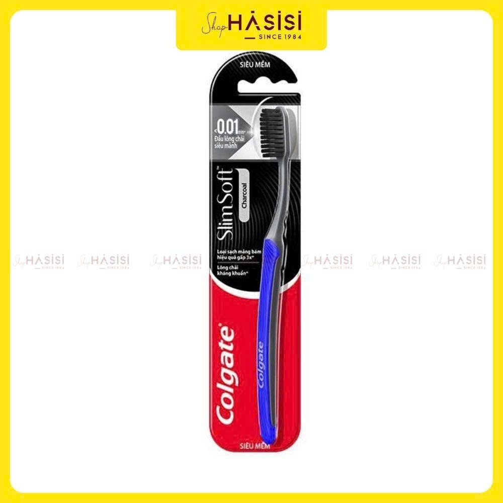 BÀN CHẢI - COLGATE - Slim Soft Charcoal