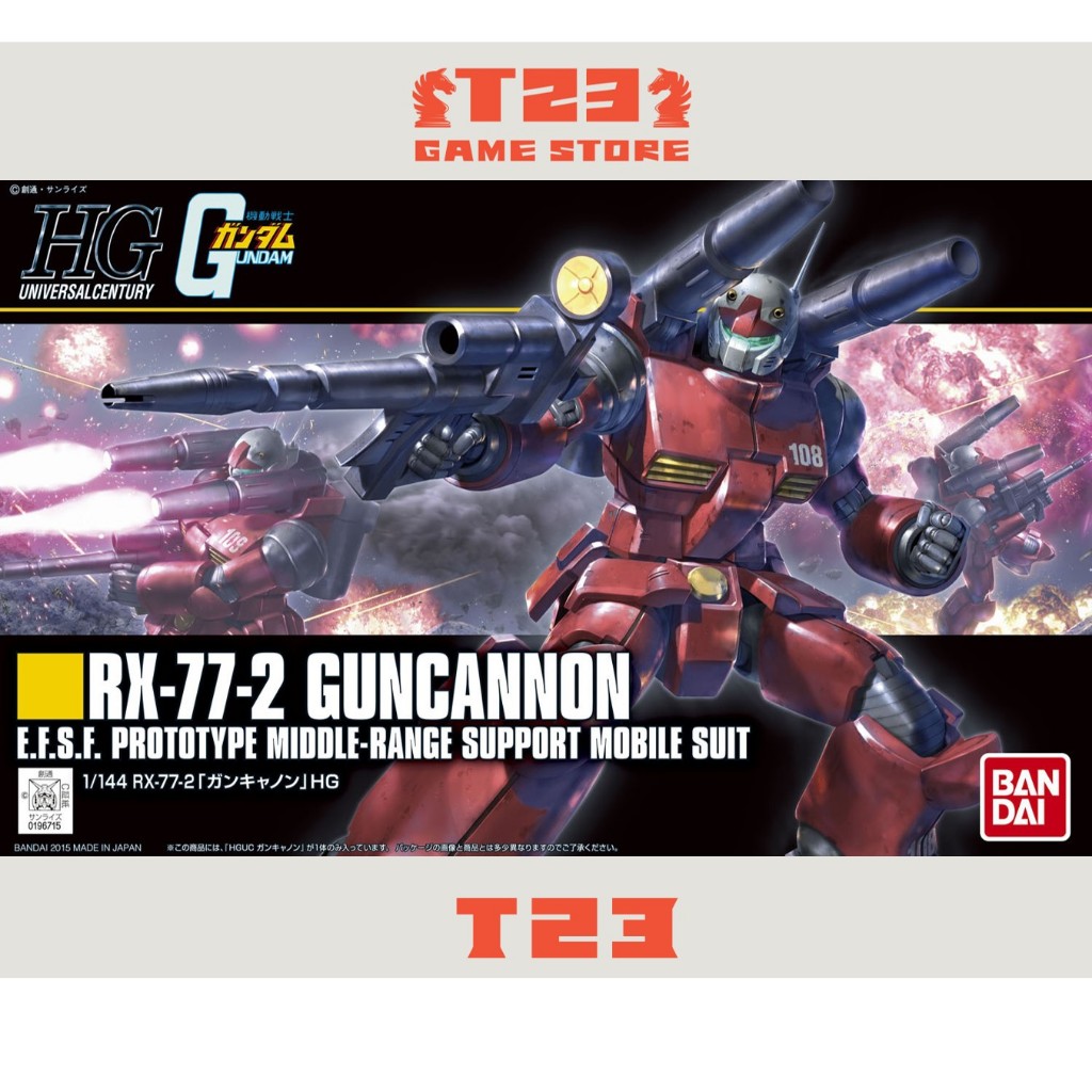 Mô Hình Lắp Ráp HGUC GUNCANNON – HG – 1/144 – HGUC – MÔ HÌNH GUNDAM CHÍNH HÃNG BANDAI