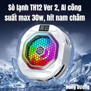 [BẢN MỚI NHẤT] Quạt tản nhiệt sò lạnh Kiri TH12 làm lạnh siêu tốc, dành cho điện thoại, máy tính bảng công suất 30w