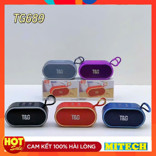 Loa Bluetooth Mini TG689 không dây âm bass lớn thiết kế nhỏ gọn có móc treo tiện ích, giá rẻ