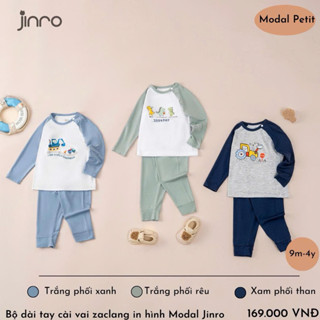 BỘ JINRO DÀI TAY RAGLAN CHẤT MODAL PETIT CHO BÉ