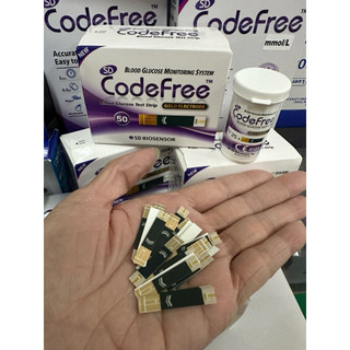 ❤️[HỎNG ĐỔI MÁY MỚI] Máy đo đường huyết SD CODEFREE Sd Code Free tặng kèm test 25 que Máy đo thử tiểu đường SD CODEFREE