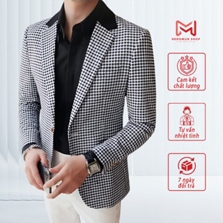 Vest Nam Hàn Quốc Họa Tiết Form Ôm Thanh Lịch – Vest Nam Công Sở Trẻ Trung Dễ Phối Đồ H68