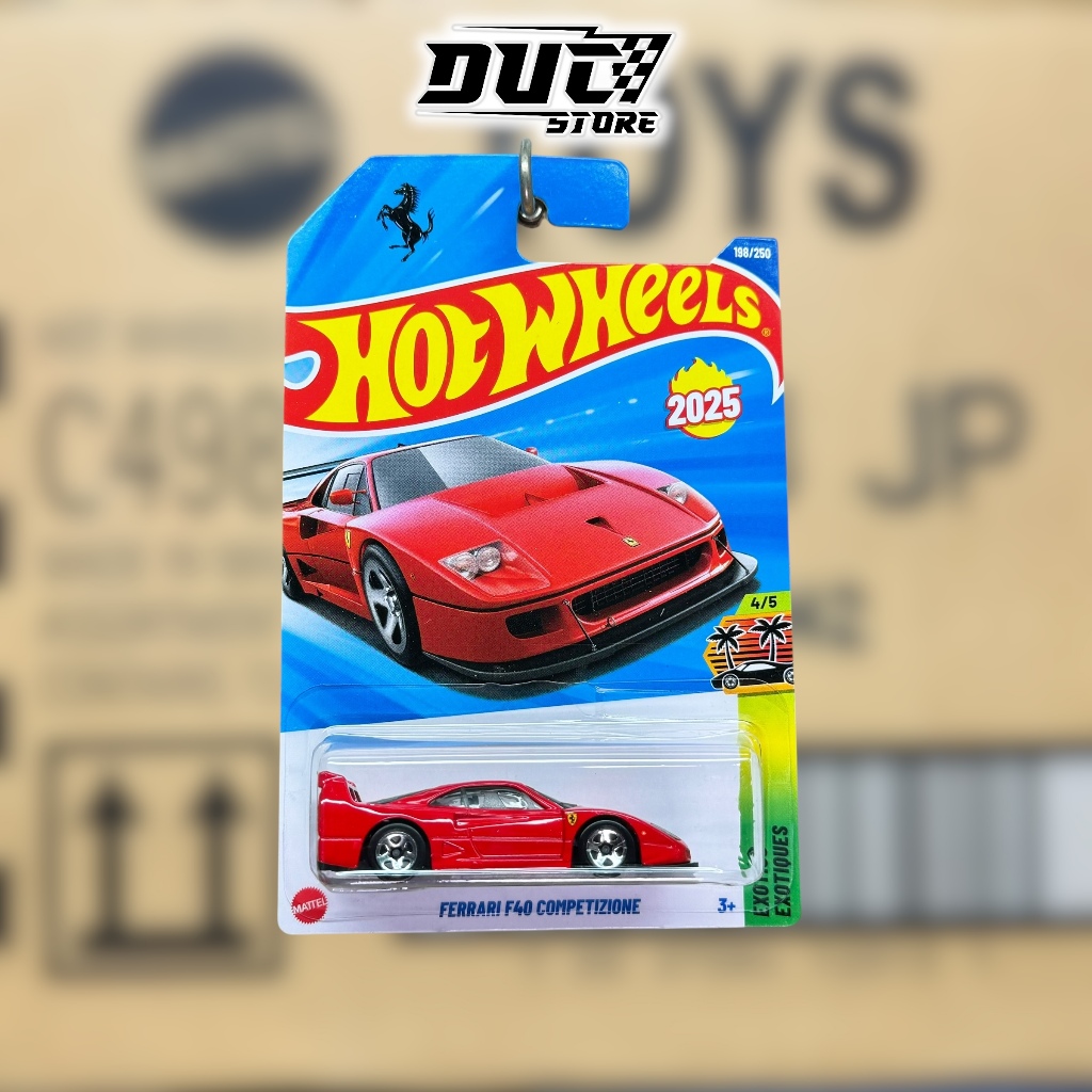 Ducstore Xe mô hình HYW59 Hot Wheels Ferrari F40 Competizione - basic K case 2025