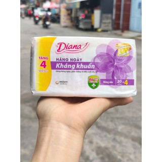  Lốc 6 gói băng vệ sinh Diana Sensi Hàng Ngày 20+4 miếng 