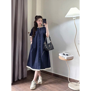 VÁY BẦU CỘC TAY GI.Ả Bò Mềm Sang Xinh