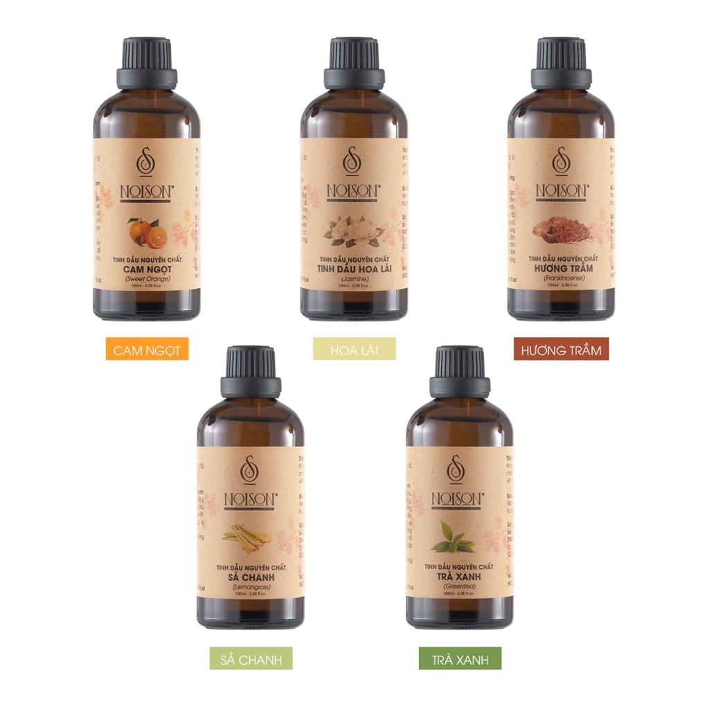[GIÁ SỈ] Chai lớn Tinh dầu thiên nhiên nguyên chất Noison | Nhập khẩu Ấn Độ |