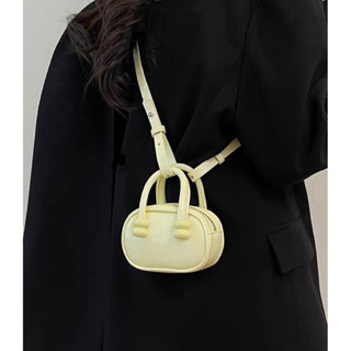 Túi xách Rinni, Túi đeo chéo mini dáng bầu tròn hai nút phối quai 1998