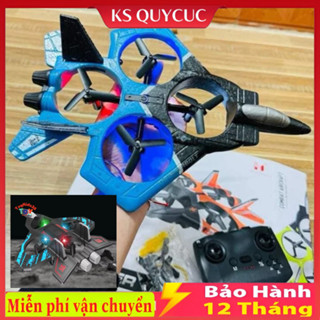  Máy bay điều khiển từ xa mới xuyên biên giới máy bay xốp nhào lộn trên không cảm ứng trọng lực đèn chói máy bay không 