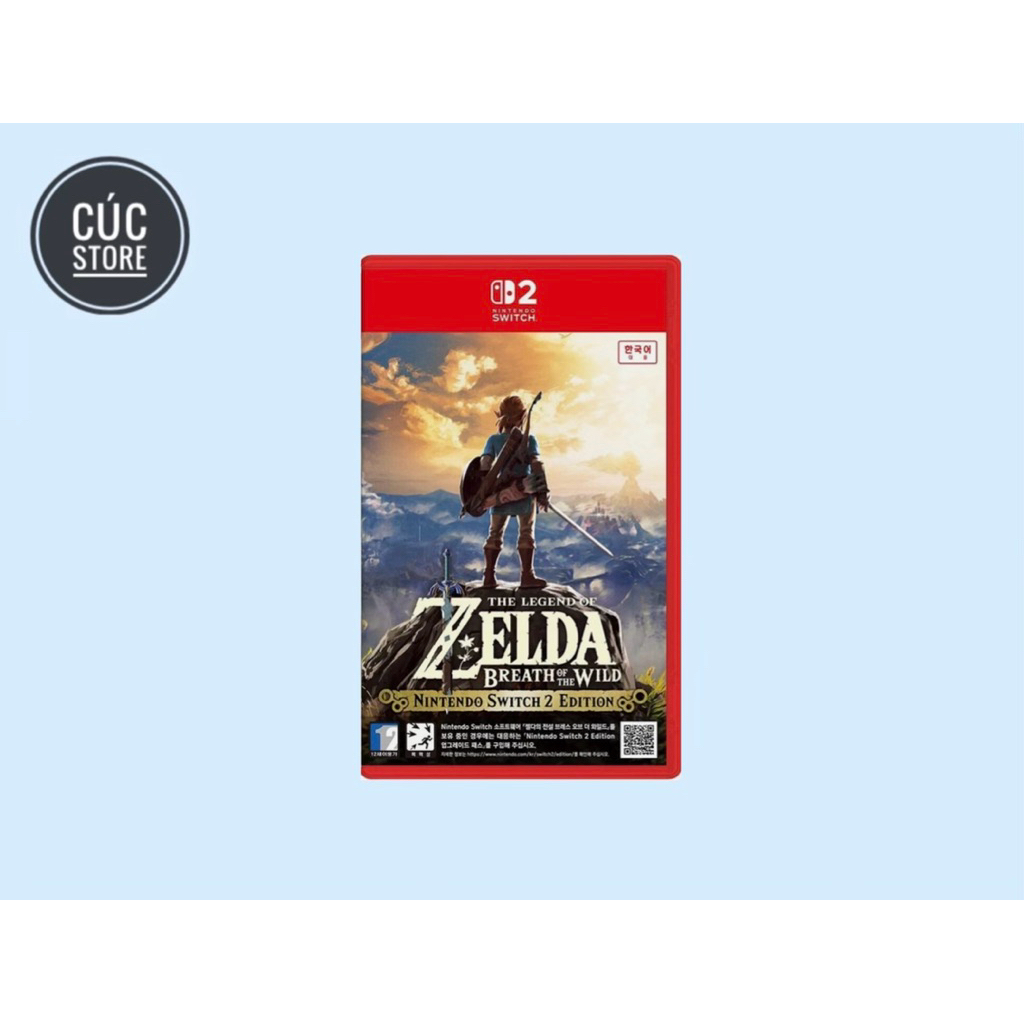 Băng chơi game Nintendo Switch 2 : The Legend of Zelda: Breath of the Wild