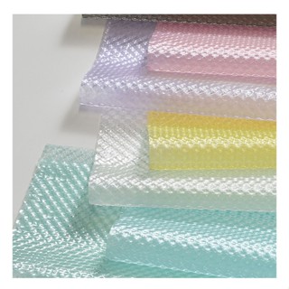  B4-3B Xấp 5 tờ giấy xốp Hàn gói hoa màu thủy tinh pha lê trong suốt 