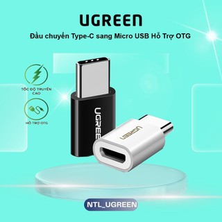Đầu chuyển đổi USB C to Micro USB Ugreen US157 tốc độ truyền cao có OTG