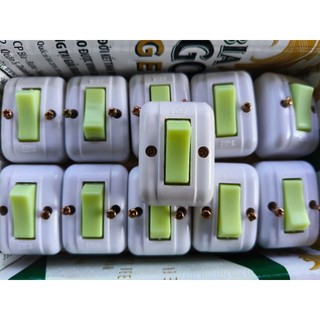 Công tắc đèn nhựa cao cấp Vita, công tắc rùa VITA (gắn vào tấp lô - bảng điện) Bảo hành chính hãng