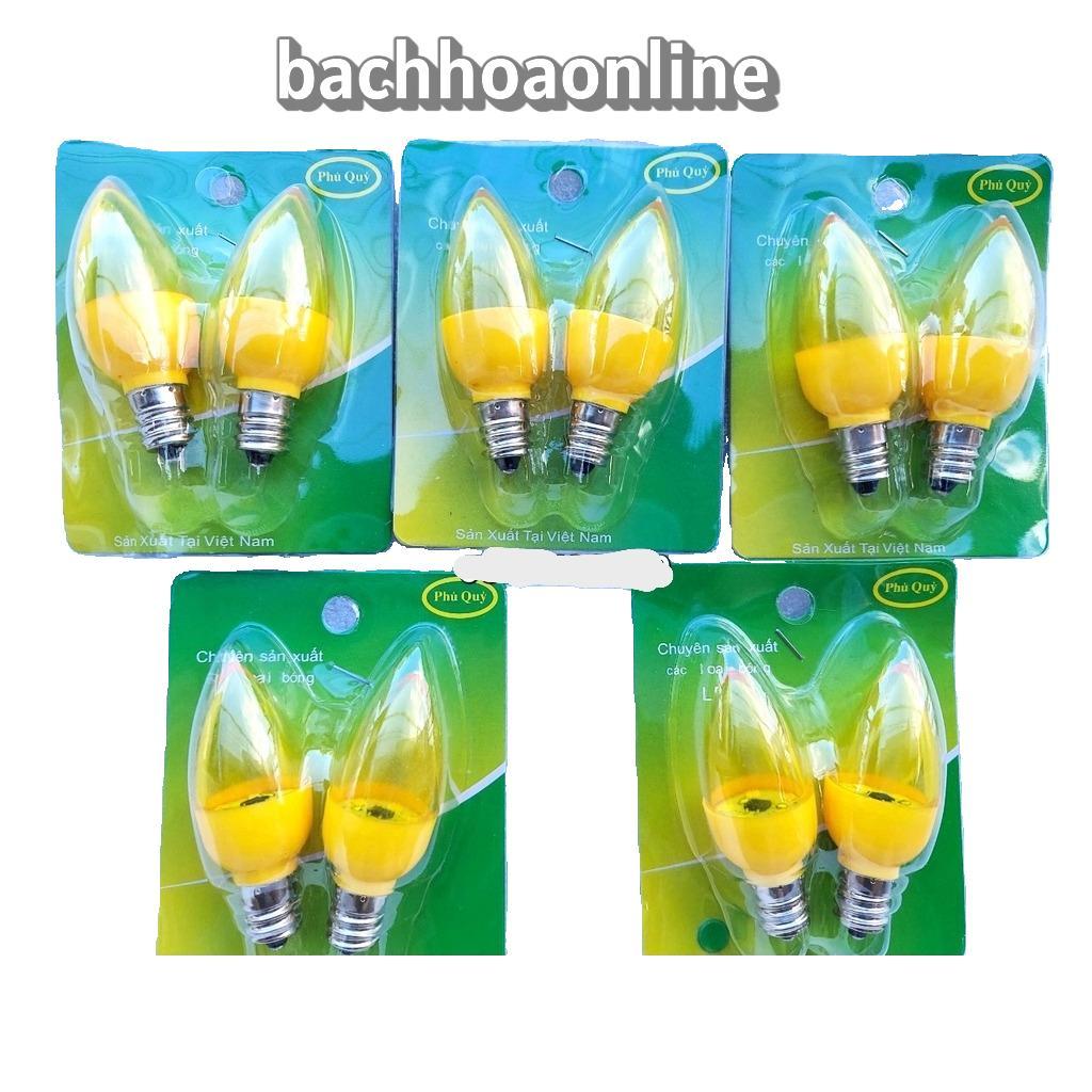 combo 10 bóng led ớt màu vàng
