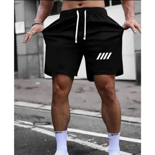 Quần Đùi Thể Thao Nam 4 Sọc Poly Co Giãn 4 Chiều Thoáng Mát