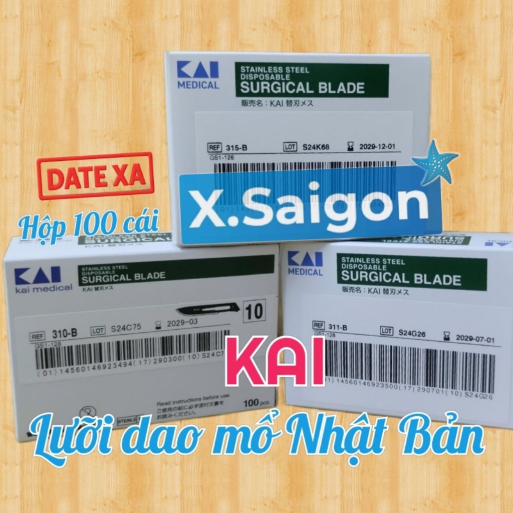 Lưỡi DAO MỔ KAI Nhật Bản ( KAI Surgical Blades)