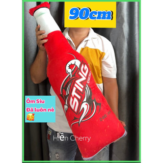  GỐI ÔM HÌNH CHAI STING DÂU 1M2 Cao Cấp - Nhồi Gòn 100% 