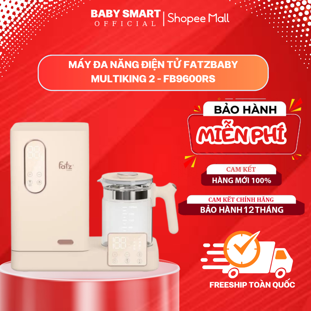 Máy đa năng điện tử tiệt trùng UVC LED Sấy khô Đun hâm nước Fatz Baby Multi-King 2 - Multi-King 3 - Multi-King 4 BH 12th