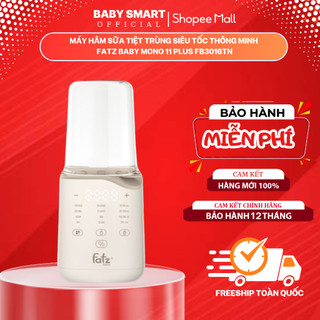 Máy hâm sữa Tiệt trùng siêu tốc Thông minh Fatz Baby Mono 11 Plus FB3016TN bảo hành 12 tháng