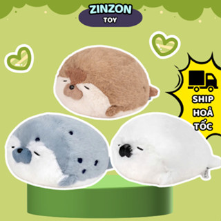  Gấu bông rái cá,hải cẩu size 40Cm êm mịn dễ thương cao cấp 