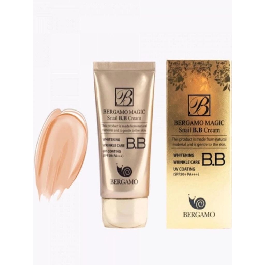 Kem Trang Điểm Chống Nắng BERGAMO MAGIC SNAIL B.B Cream
