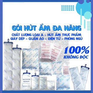  Gói hút ẩm đóng túi 200 Gram hút ẩm thưc phẩm tủ quần áo giày dép NU DRY 