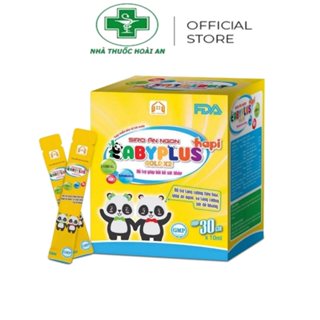 Siro ăn ngon Babyplus Hapi Gold X2, bé ăn ngon, sâu giấc, tăng sức đề kháng