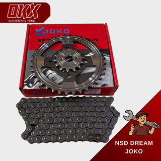 Bộ nhông sên đĩa DREAM/WAVE 36T 14T xích đúc 428-106L hiệu JOKO hàng tốt