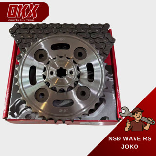 Bộ nhông sên đĩa WAVE RS 36T 14T xích đúc 428-108L hiệu JOKO hàng tốt