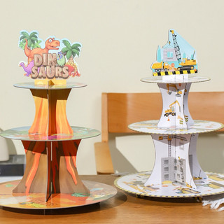 KỆ CUPCAKE 3 TẦNG PHONG CÁCH HÀN QUỐC