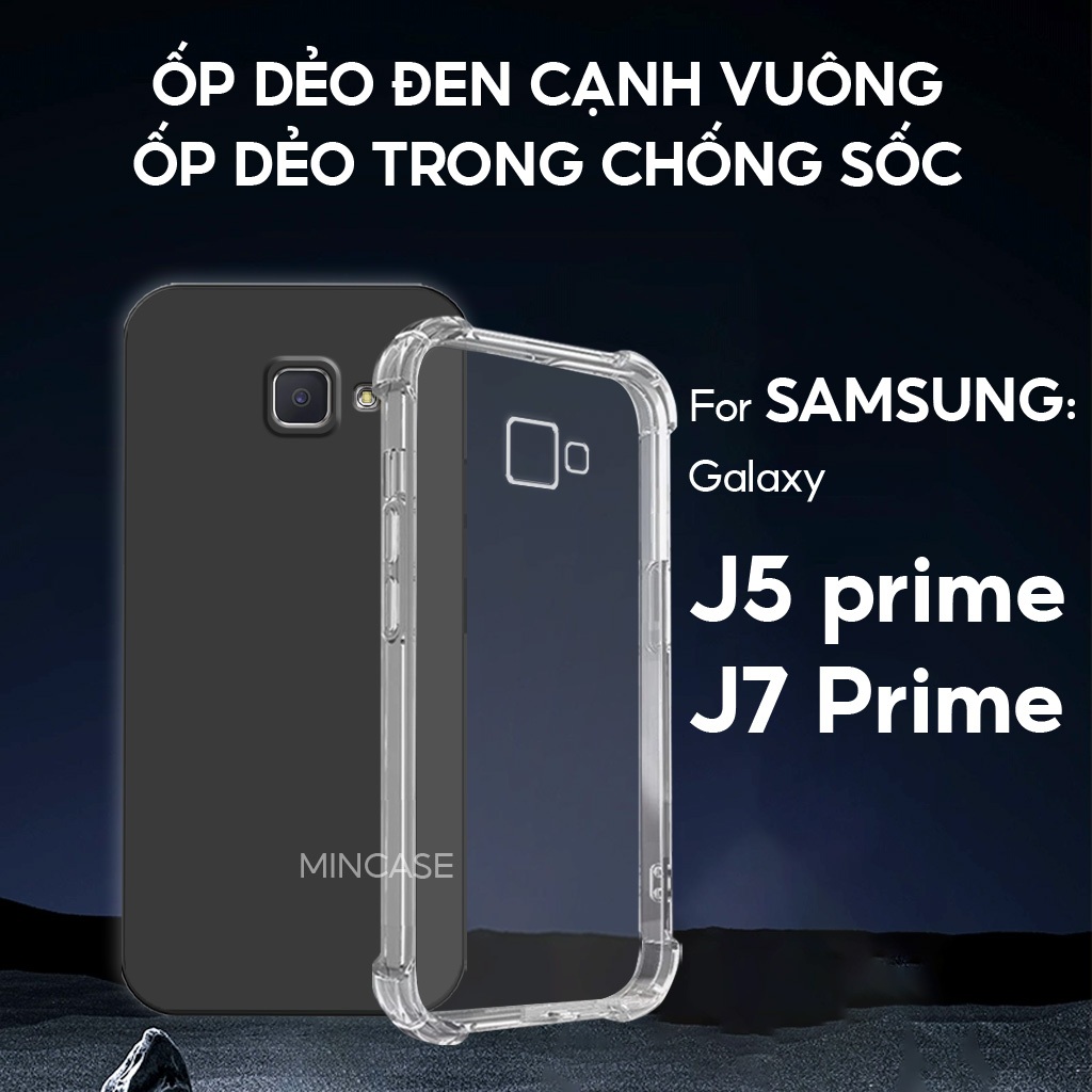 Ốp lưng Samsung J7 Prime, J5 Prime, J4 Plus, J4 Core, J4+ , J4 Prime silicon dẻo trong chống sốc 4 c