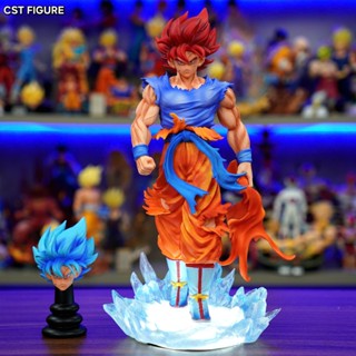 Mô hình Goku Blue JG Studio cao 33cm- Tặng mô hình chibi+dây Type C