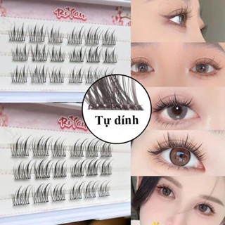 Lông Mi Giả Tự Dính Không Cần Dùng Keo Tách Sợi Trang Điểm Tự Nhiên Anime RiYan FC019