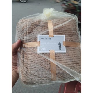 Set 2 Khăn Lông Cừu Hàn Quốc (Khăn Tắm + Khăn Mặt)