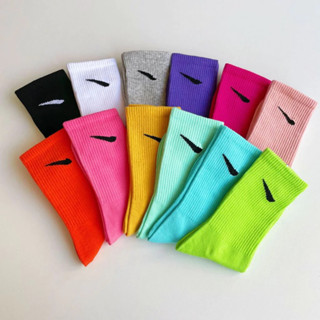  COMBO 10 ĐÔI TÂT VỚ DỆT KIM NIKE CỔ CAO COTTON CO GIÃN THOÁNG KHÍ THẤM HÚT MỒ HÔI Nhiều Mẫu UNISEX 