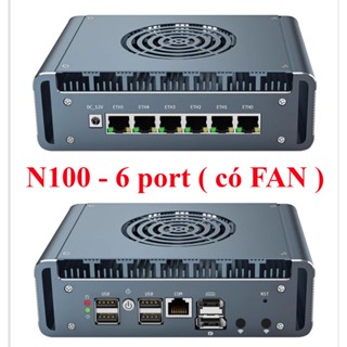  PC router  Minipc N100 N150  RAM DDR5 có FAN tản nhiệt   port 2.5Gbps chạy Routeros  Linux  Pfsense 